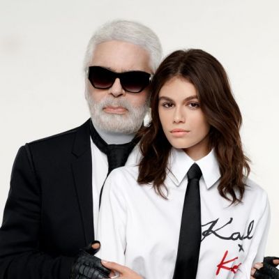 Karl Lagerfeld i Kaia Gerber