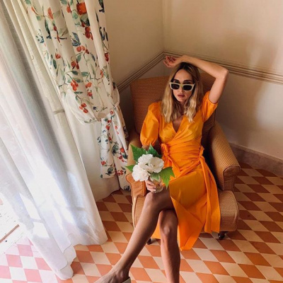 pomarańczowa garderoba na lato 2019
