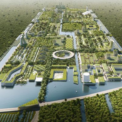 Smart Forest City Cancun, projekt: Stefano Boeri