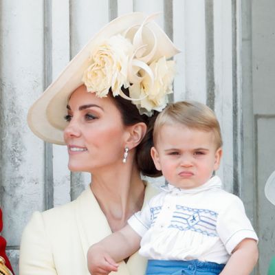 Kate Middleton i książę Louis, 2019 rok.