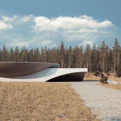 Dom jak bunkier, projekt: Sergey Makhno Architects