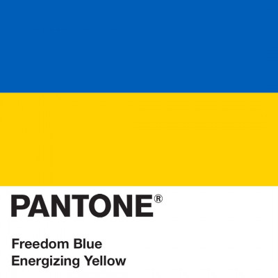 Freedom Blue i Energizing Yellow od Pantone