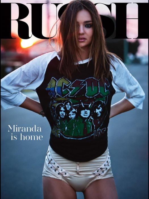 Miranda Kerr naturalna w magazynie Russh