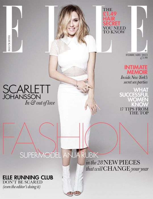 Scarlett Johansson w ELLE UK