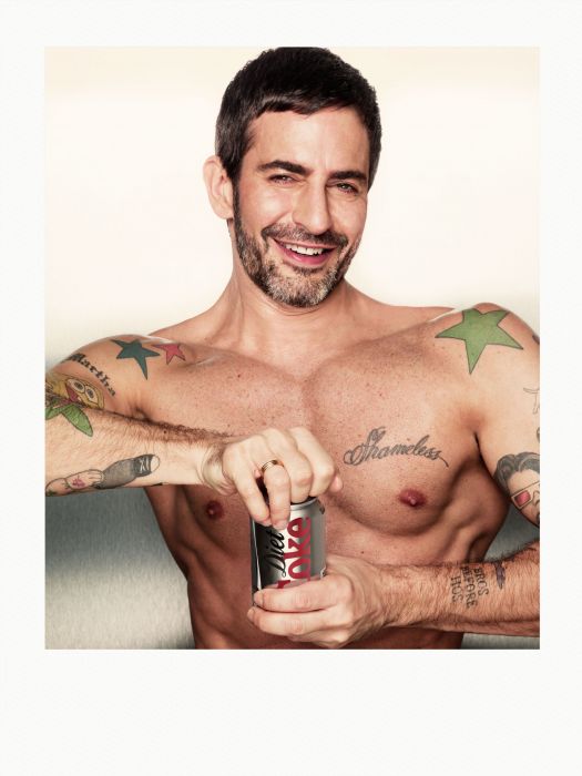 Marc Jacobs w kampanii Coca Cola Light, fot. pinterest