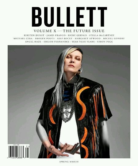 Kirsten Dunst w magazynie Bullett, wiosna 2013, fot. Frederik Heyman/ bullettmedia