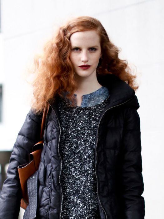 Street fashion: top modelki walczą z zimnem