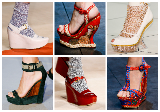 Buty na koturnie - czy są modne w sezonie wiosna-lato 2013?