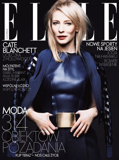 Cate Blanchett w listopadowym ELLE