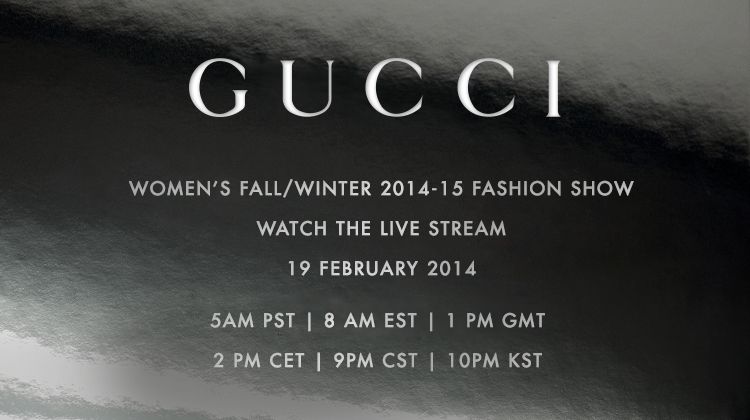 Gucci jesień-zima 2014/2015 - live!
