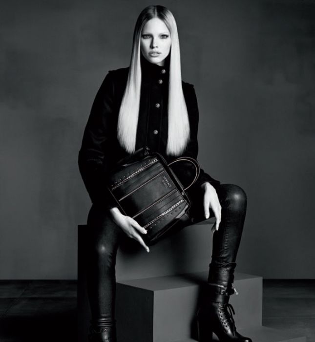 Sasha Luss w kampanii Versace Jeans jesień-zima 2014/2015