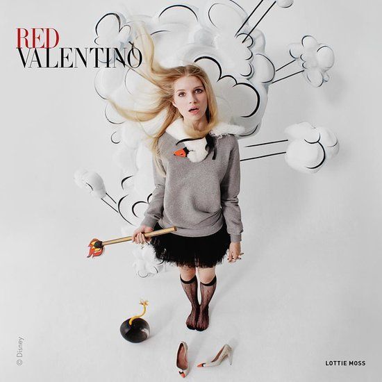 Lottie Moss w kampanii Red Valentino jesień-zima 2014/2015