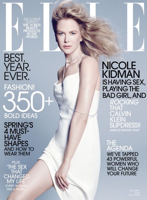 Nicole Kidman na okładce ELLE US