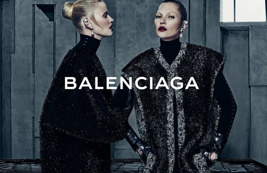 Kate Moss i Lara Stone w kampanii Balenciaga jesień-zima 2015/2016