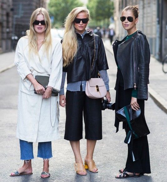 Street fashion ze Stockholm Fashion Week wiosna-lato 2016