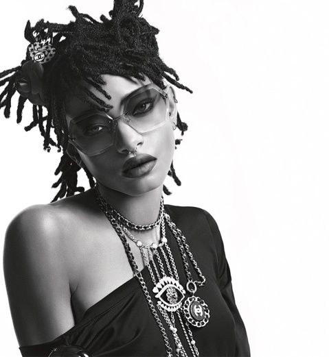 Willow Smith w kampanii Chanel Eyewear, fot. Karl Lagerfeld