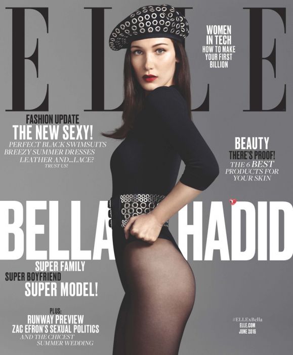 Bella Hadid na okładce ELLE US!