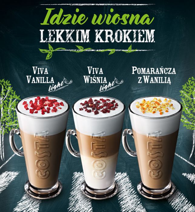 Wiosenne smaki w kawiarni COSTA COFFEE