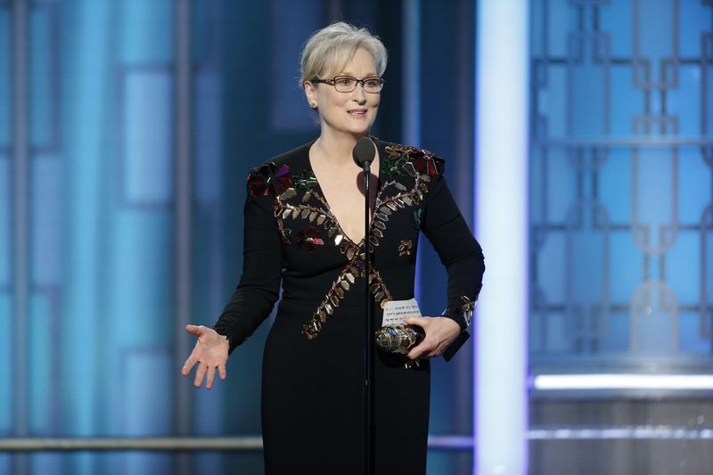 Meryl Streep, przemówienie, Złote Globy 2017