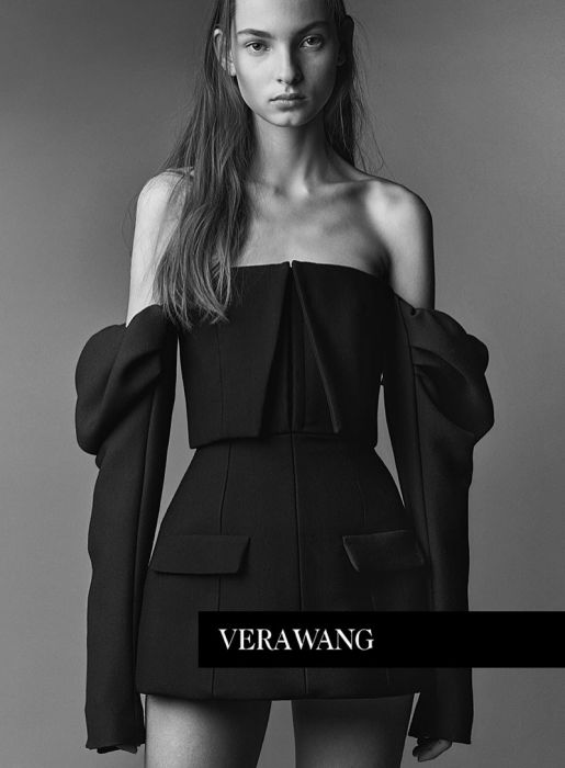 Top odsłaniający ramiona Vera Wang wiosna-lato 2017