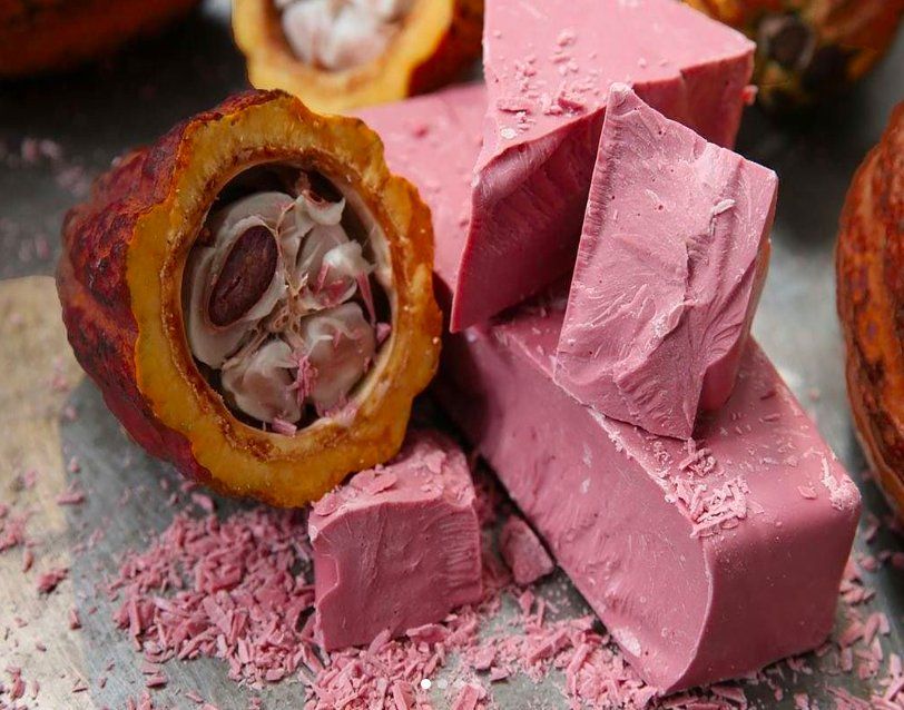 Różowa czekolada - nowy gatunek czekolady "ruby"