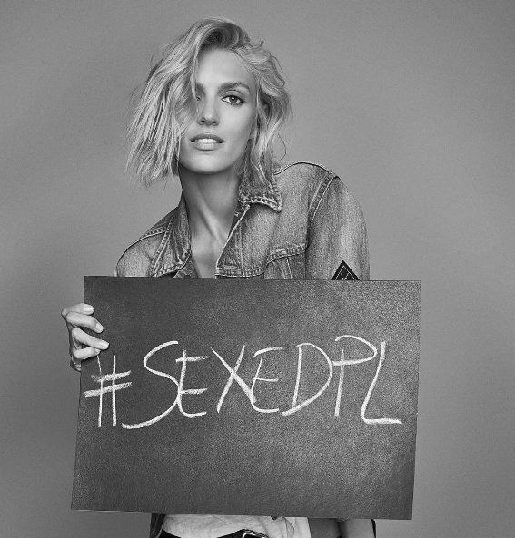 Anja Rubik w kampanii #sexedpl