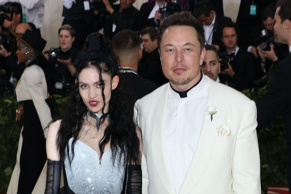 Elon Musk i Grimes na Met Gala 2018