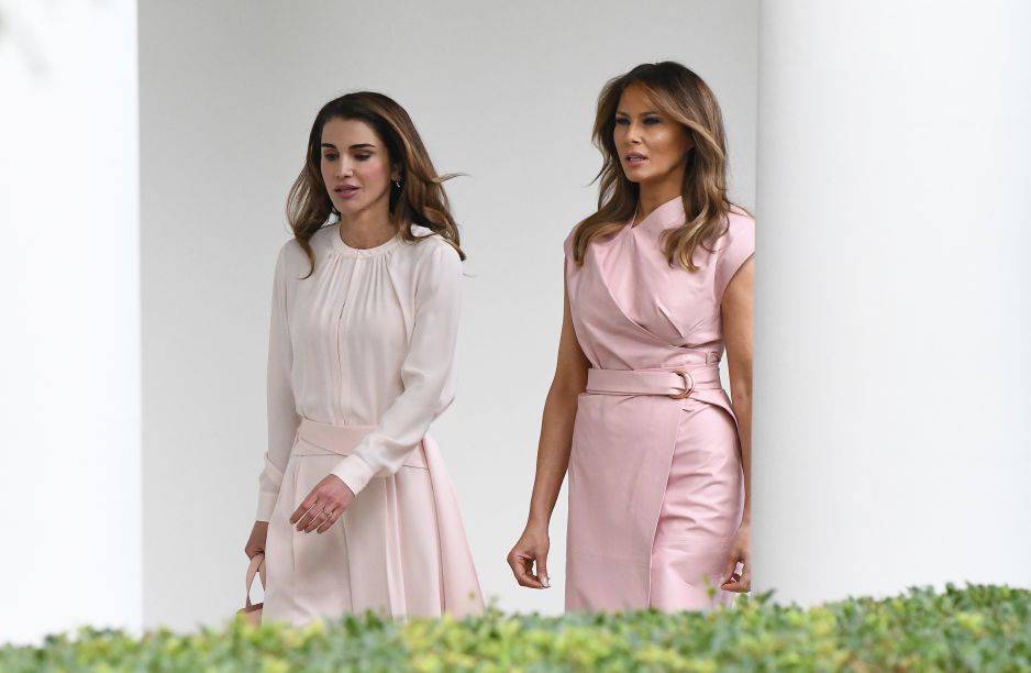 Melania Trump i królowa Rania w Waszyngtonie, 26.06.2018.