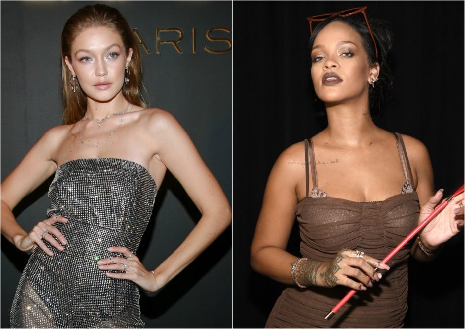 Gigi Hadid i Rihanna odsłaniają coraz więcej ciała. Inspiracja Kate Moss i Josephine Baker? [ELLE Spy]