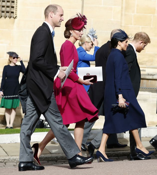 Kate Middleton i Meghan Markle na ślubie Księżniczki Eugenii