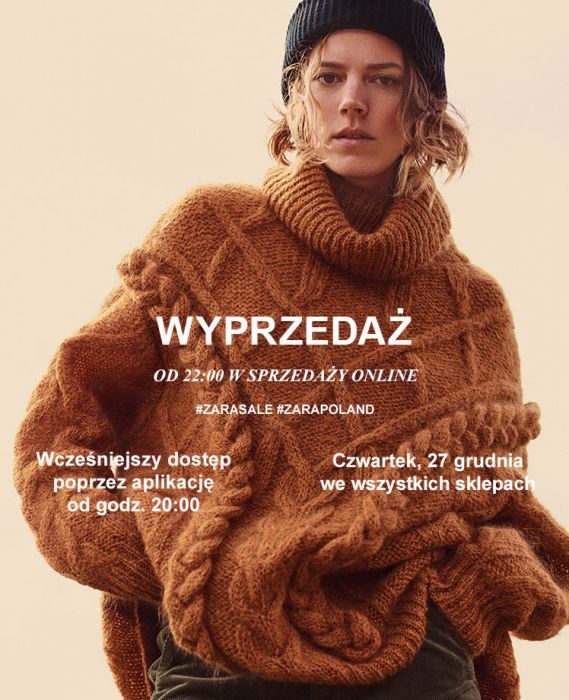 Zimowa wyprzedaż Zara 2018
