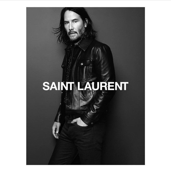 Keanu Reeves w kampanii Saint Laurent