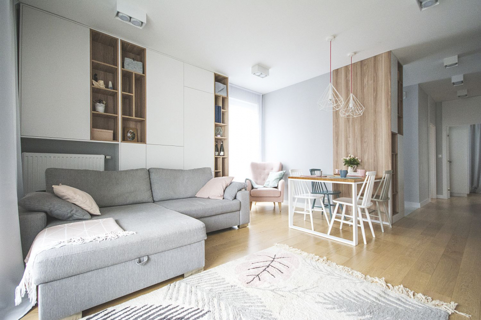 Mieszkanie w skandynawskim stylu w Warszawie, projekt  Design me too