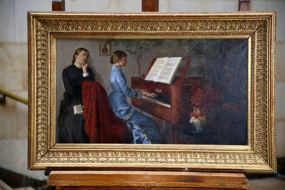 „Przy fortepianie”, Jacek Malczewski