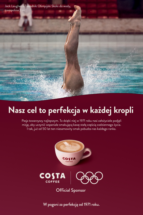 Start XXXII Letnich Igrzysk Olimpijskich Tokyo 2020 z Costa Coffee