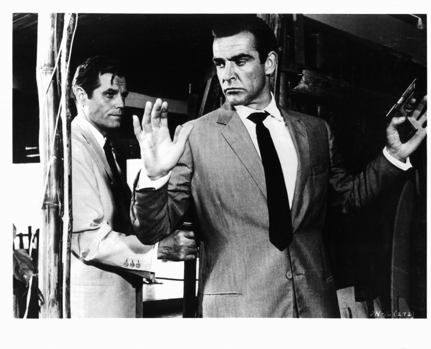 Sean Connery jako James Bond w filmie "Dr No" z 1962 roku