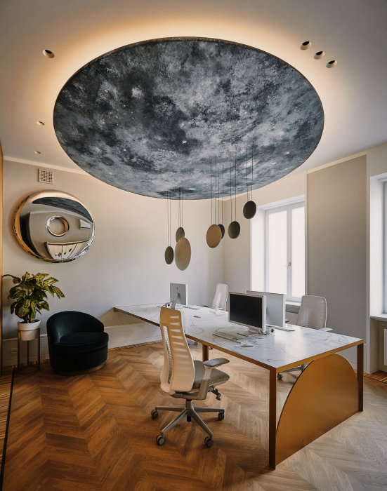 Księżycowe biuro w Warszawie, Animoon, projekt: NOKE Architects