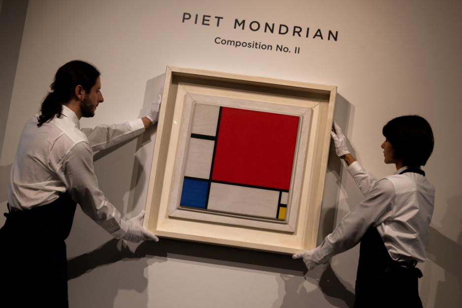 Obraz Pieta Mondriana „Kompozycja nr. II”