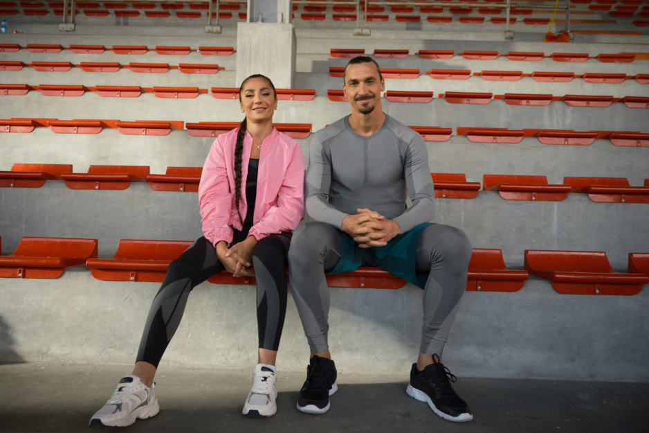 Nadia Nadim i Zlatan Ibrahimović dla H&M Move
