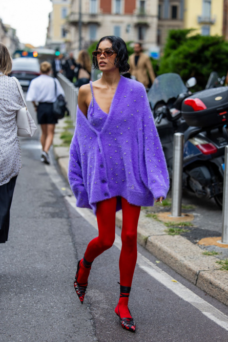 Street fashion Mediolan