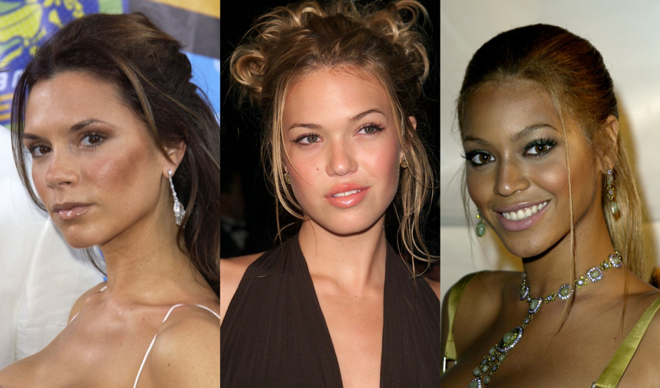 Victoria Beckham, Mandy Moore, Beyonce/Getty Images