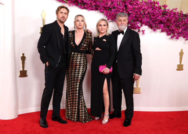 Oscary 2024: Ryan Gosling z rodziną