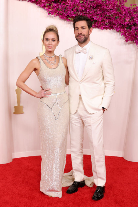 Oscary 2024: Emily Blunt i John Krasinski na czerwonym dywanie