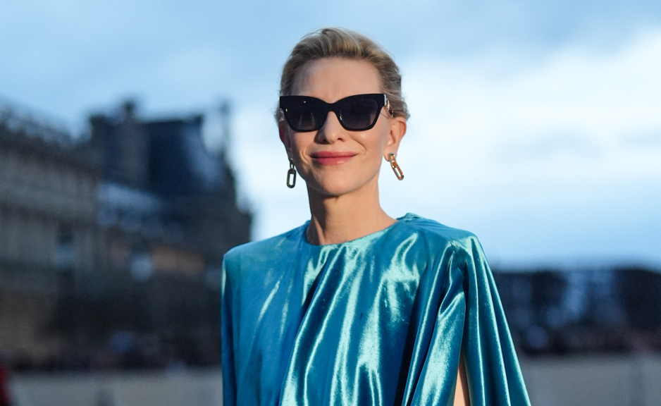 Cate Blanchett powtórzyła stylizację, którą wcześniej założyła na Oscary. Aktorka po raz kolejny olśniewa w metalicznej koszuli