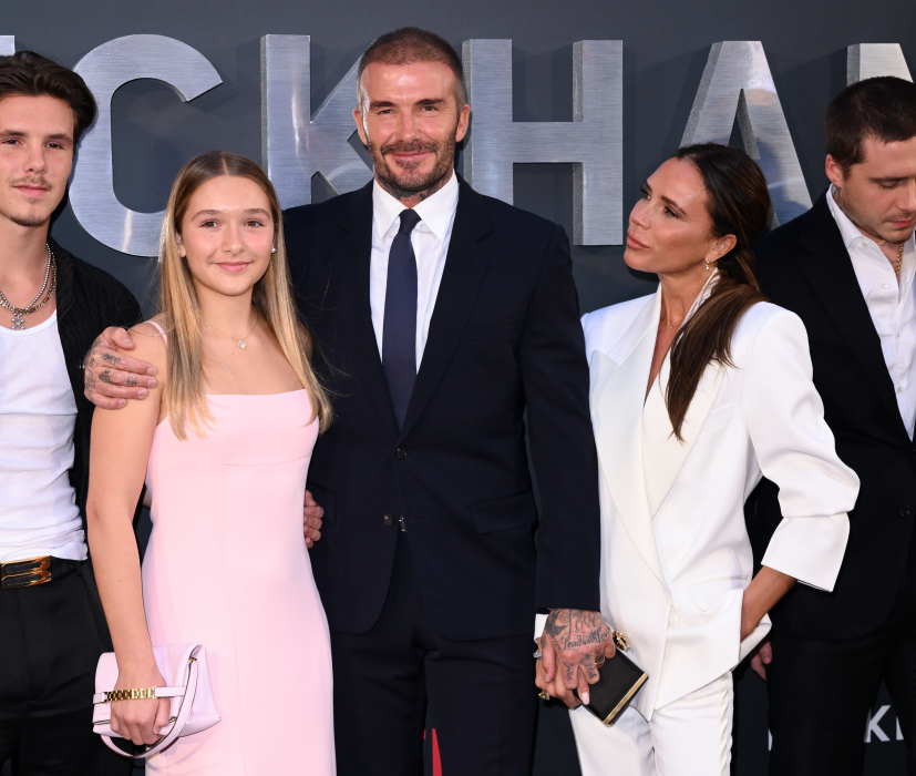 Victoria Beckham z rodziną