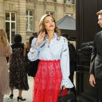 Gwiazdy na Paris Fashion Week wiosna-lato 2017