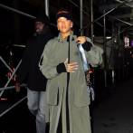 Rihanna w płaszczu 