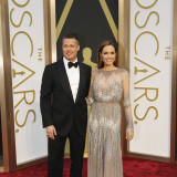 Brad Pitt i  Angelina Jolie , 86. Ceremonia Oscarowa, 2014