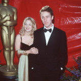Drew Barrymore with Edward Norton, 71. Ceremonia Oscarowa 1999