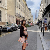 Ciążowe stylizacje Francuzek: Gabrielle Caunesil Pozzoli